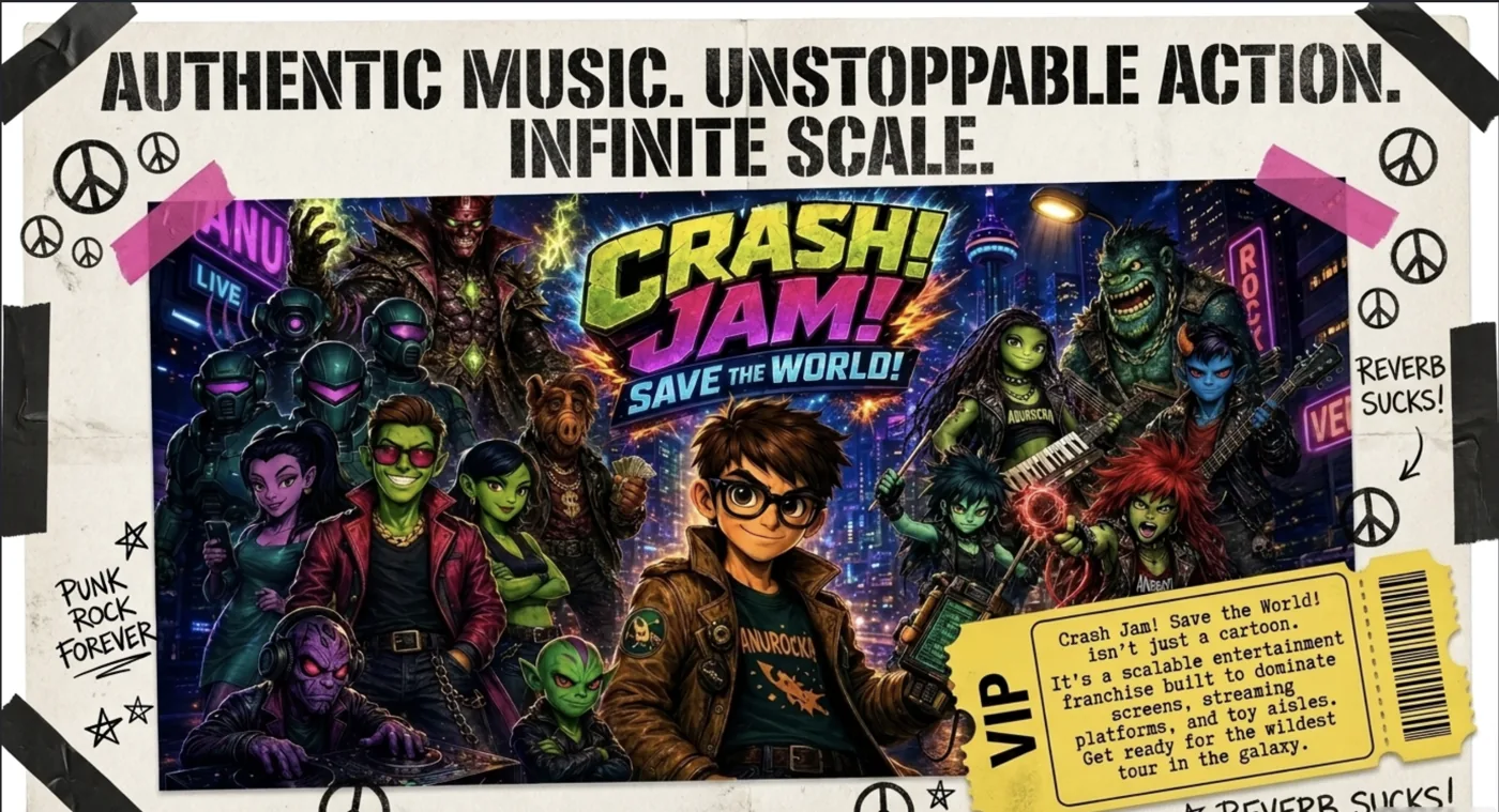 Crash Jam franchise proof art