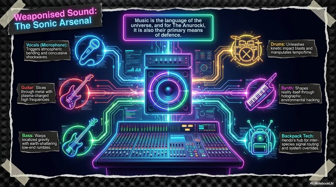 Weaponized sound diagram